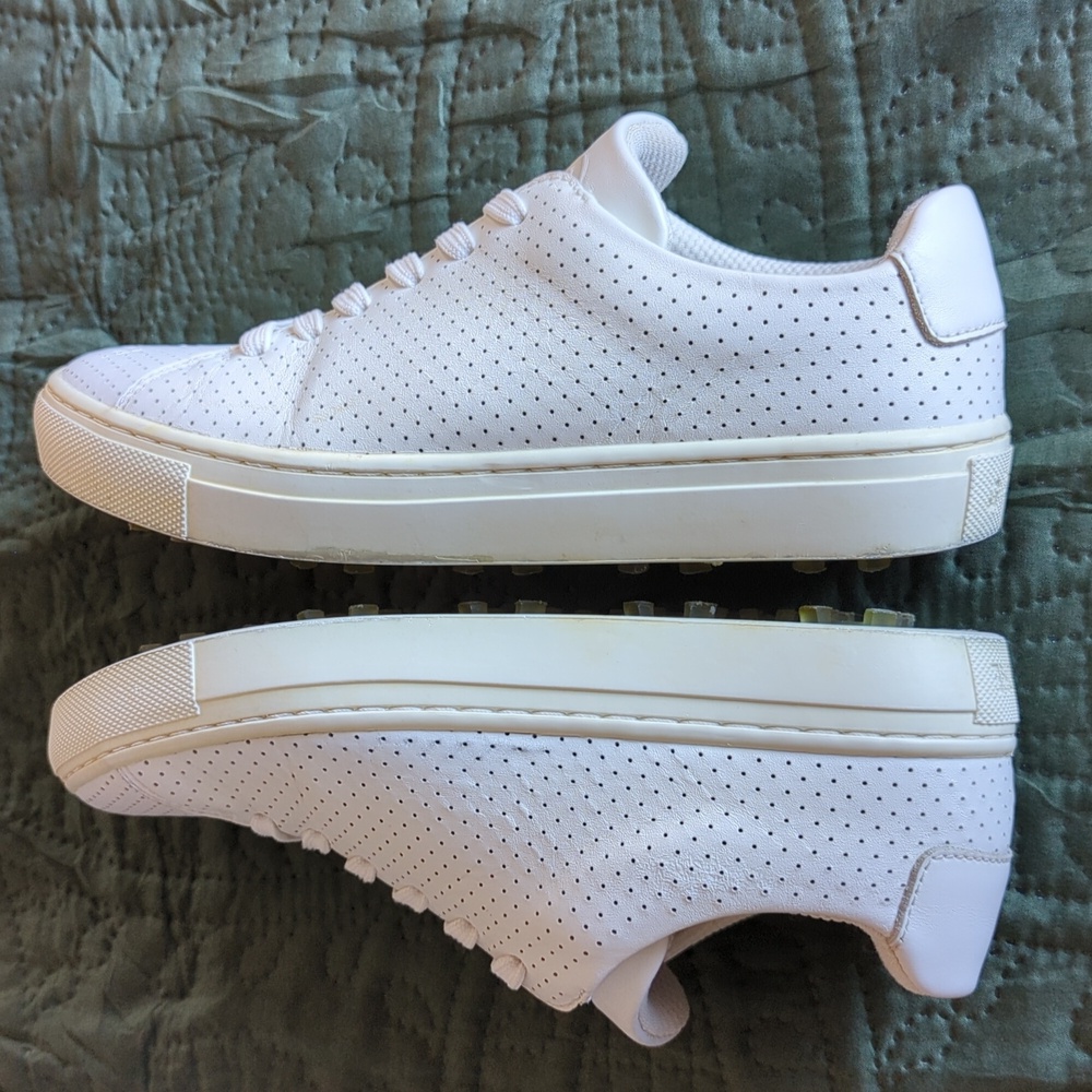 G/FORE Women’s Perforated Durf / Disruptor Golf Shoes - White Leather Size 7 - Picture 5 of 13